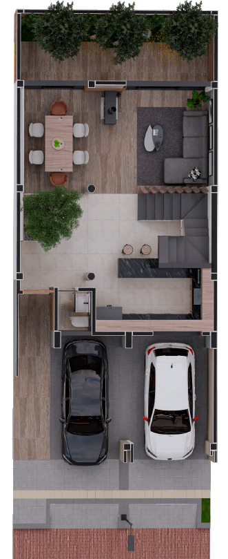 plano-casa-primer-piso-acacias-tunja